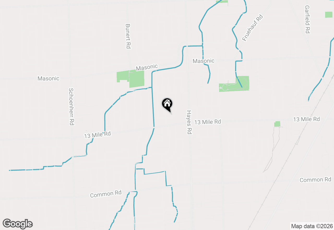 Map of 31126 Gloede Drive, Warren, MI 48088