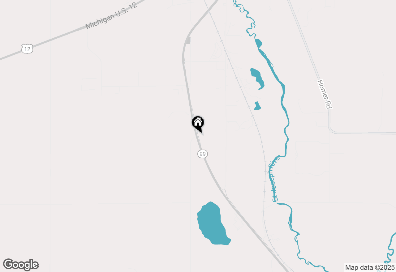 Map of 851 Olds Street, Jonesville, MI 49250