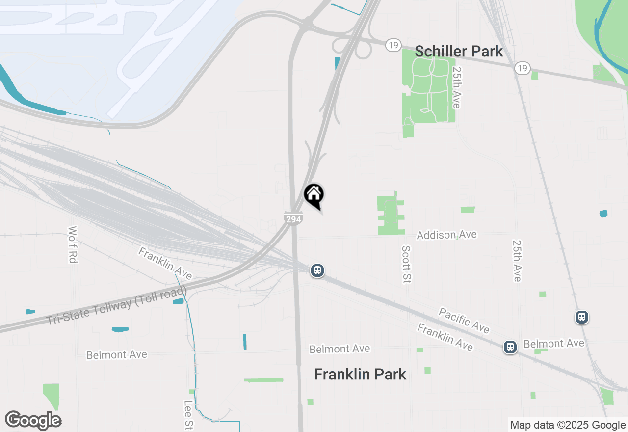 Map of 10317 Panoramic Drive, Franklin Park, IL 60131