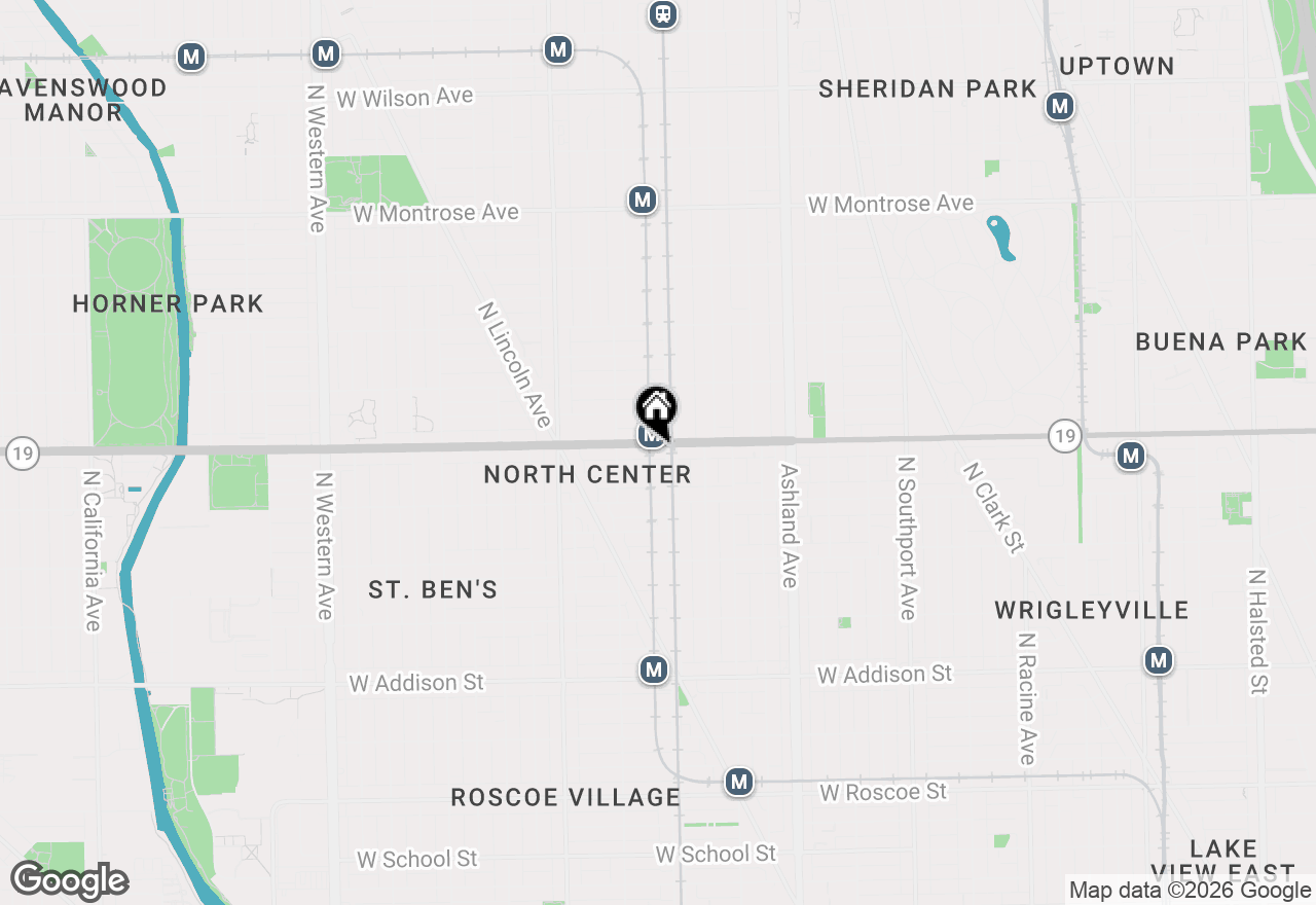 Map of 3946 N Ravenswood Avenue #510, Chicago, IL 60613