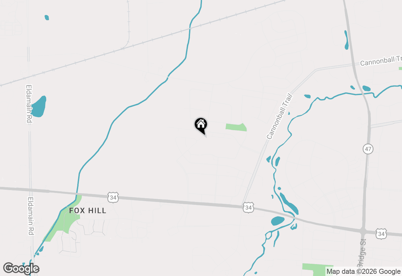 Map of 1016 Gillespie Lane, Yorkville, IL 60560