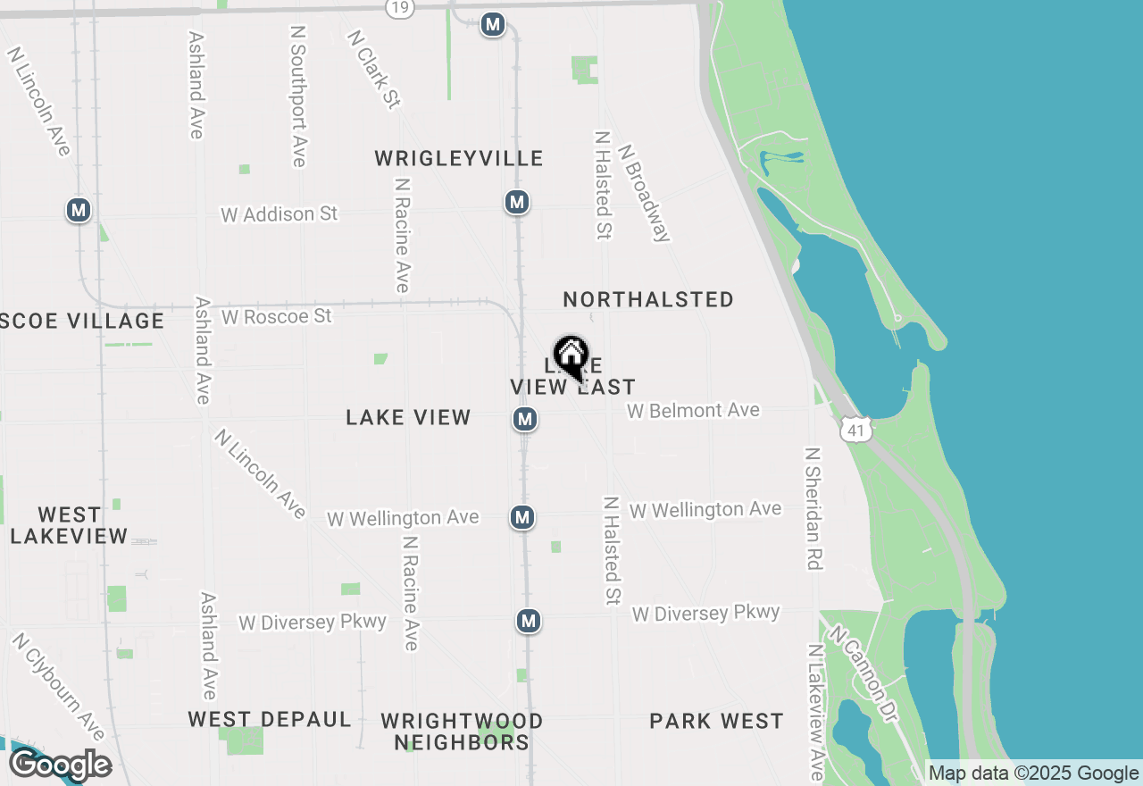 Map of 3223 N Clark Street #3S, Chicago, IL 60657