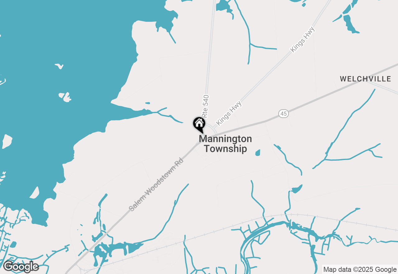 Map of 1 Pointers Auburn, Mannington, NJ 08079