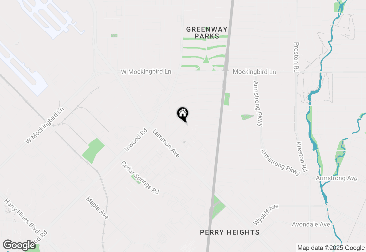 Map of 3719 S Versailles Avenue, Dallas, TX 75209