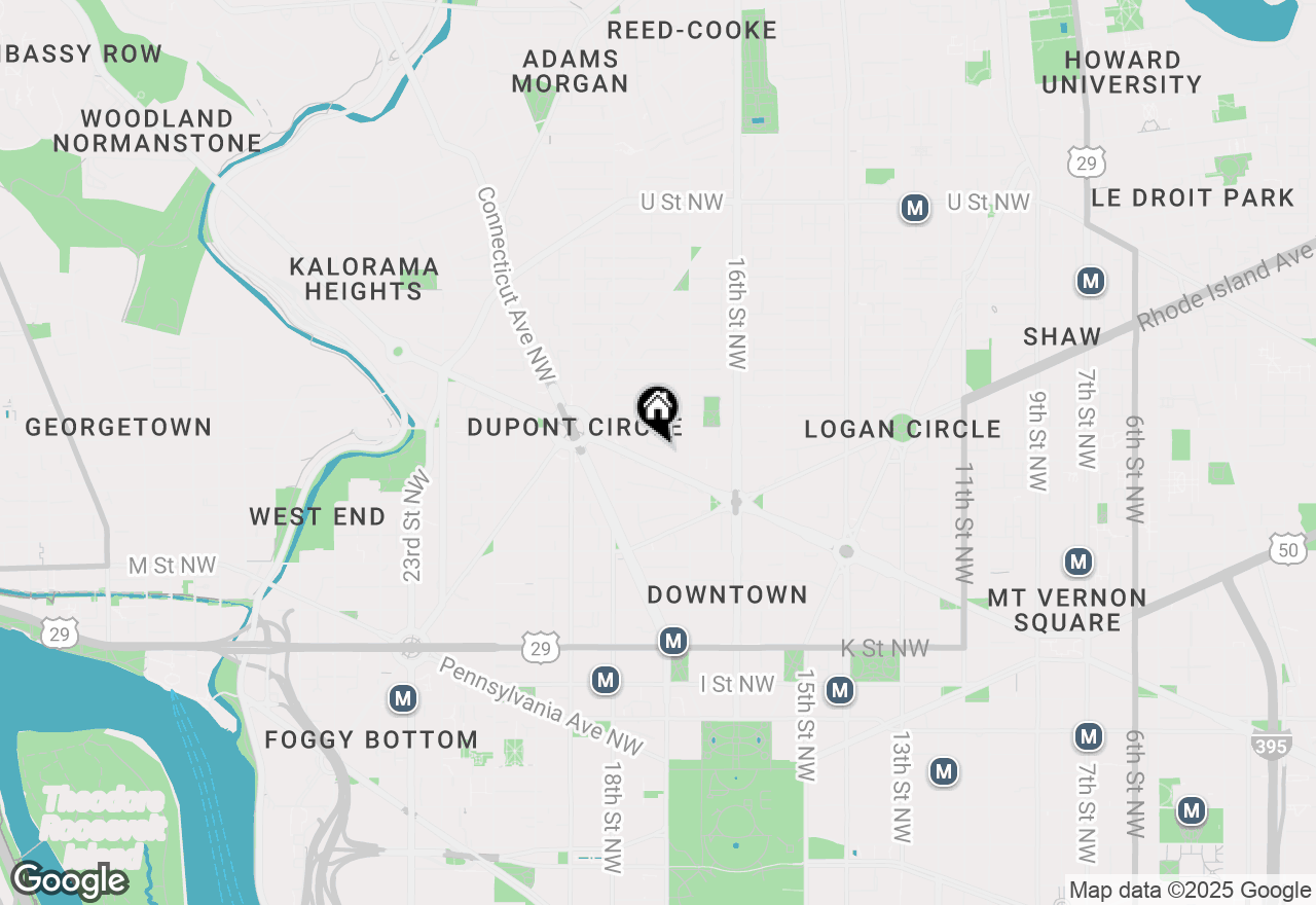 Map of 1727 Massachusetts Avenue Nw #603, Washington, DC 20036