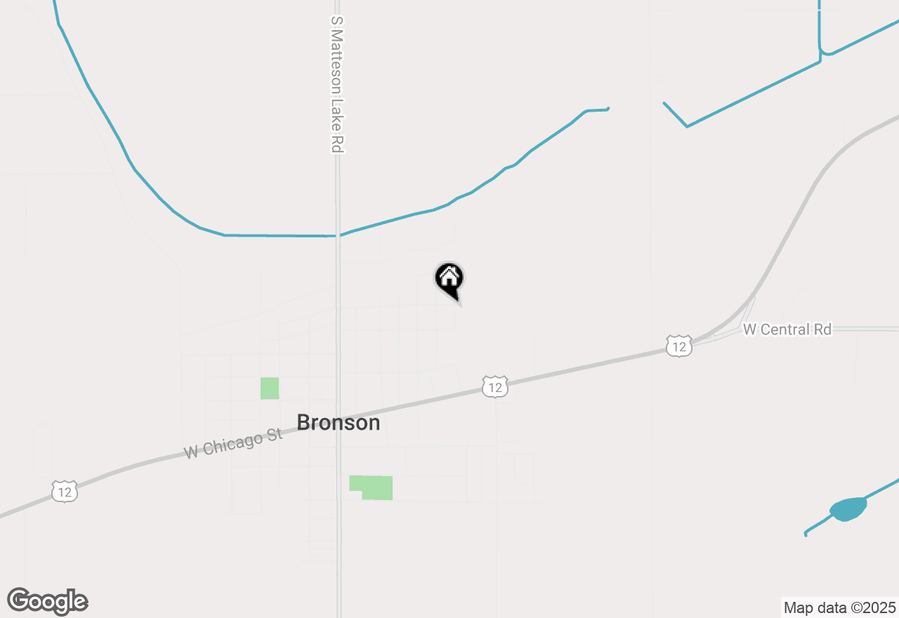 Map of 610 E Railroad Street, Bronson, MI 49028