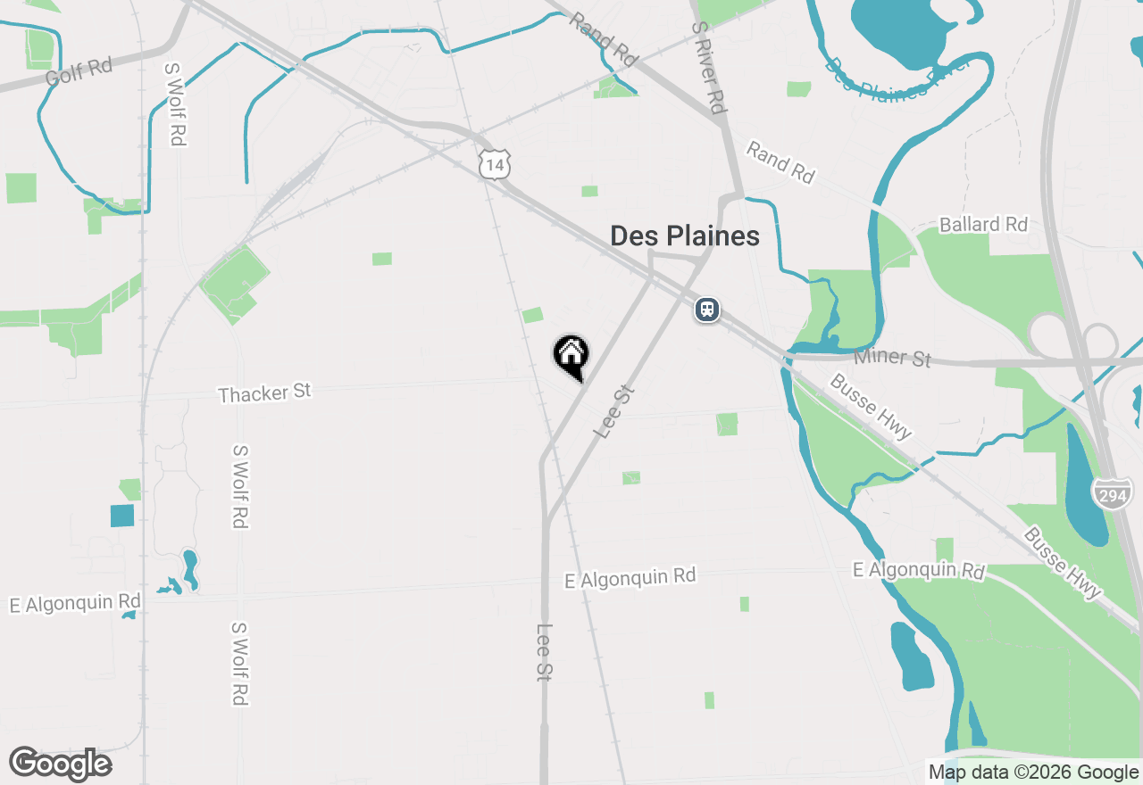 Map of 828 Graceland Avenue #404, Des Plaines, IL 60016