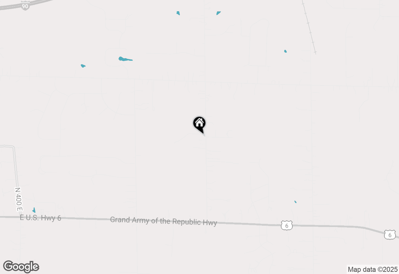Map of 860 N 550 E, Westville, IN 46391