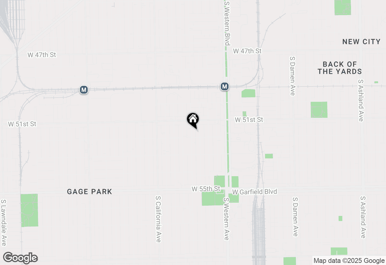 Map of 5143 S Rockwell Street #1, Chicago, IL 60632