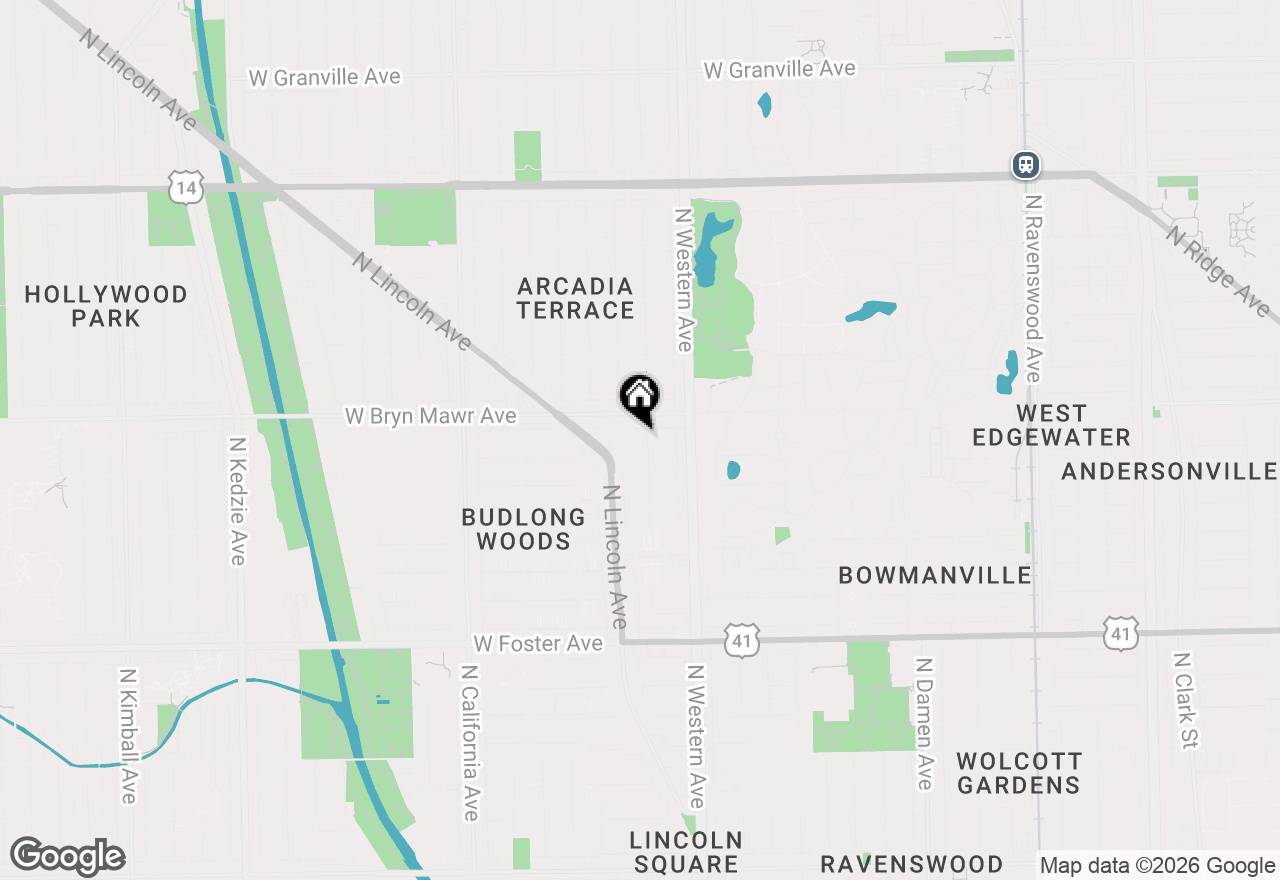 Map of 5535 N Campbell Avenue #2, Chicago, IL 60625