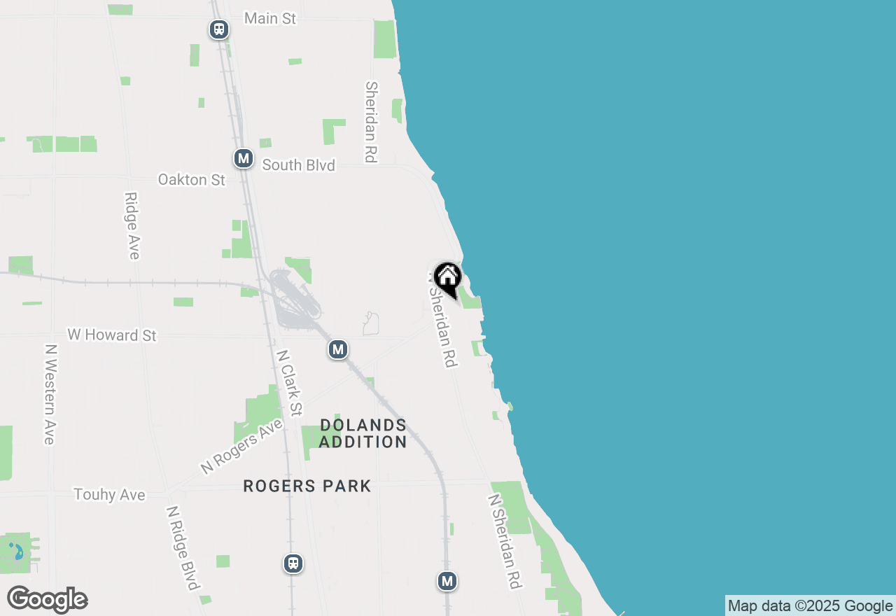 Map of 7645 N Sheridan Road #407, Chicago, IL 60626