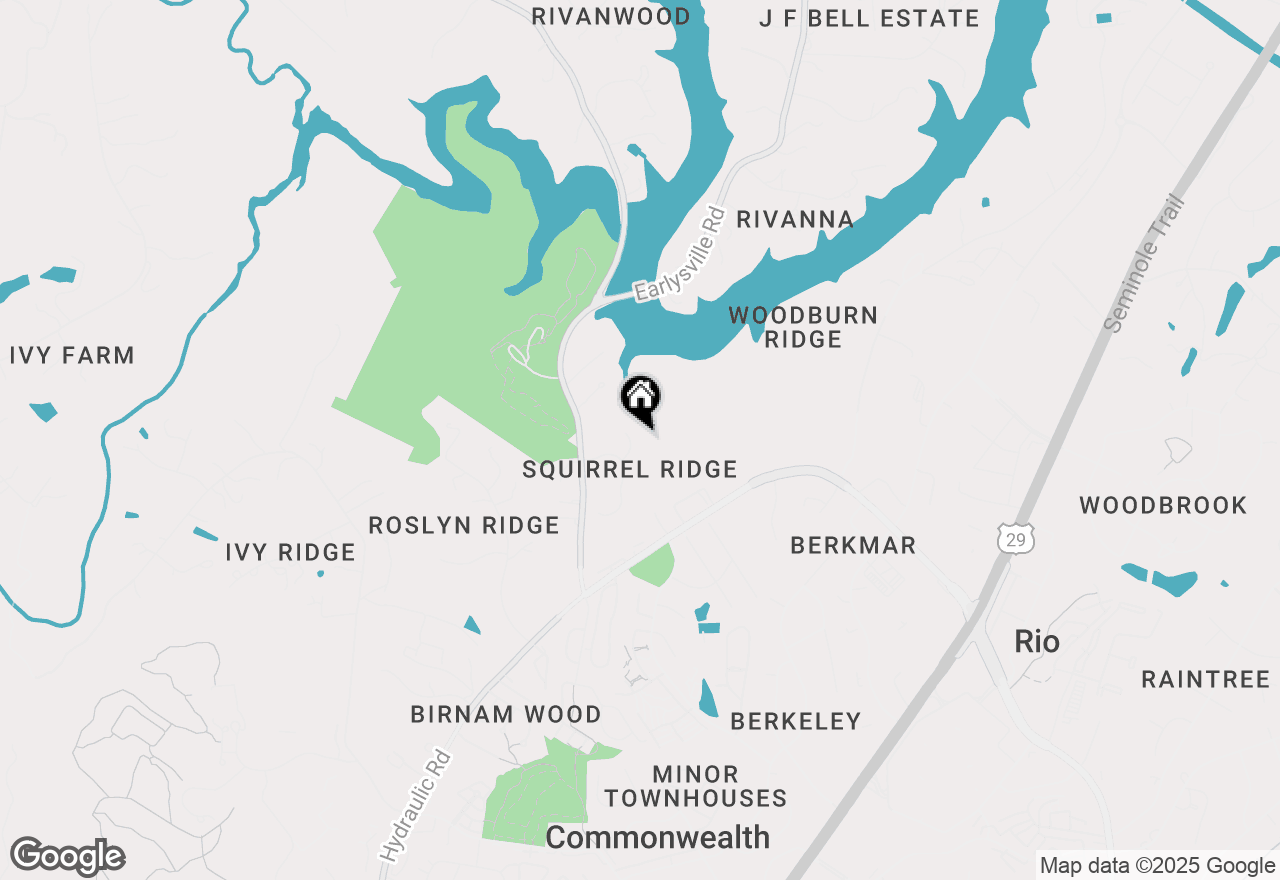 Map of 1883 Pine Cone Cir, Charlottesville, VA 22901