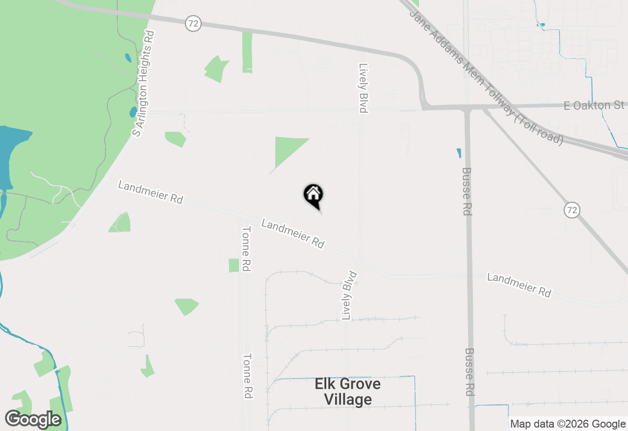 Map of 675 Grove Terrace #208, Elk Grove Village, IL 60007