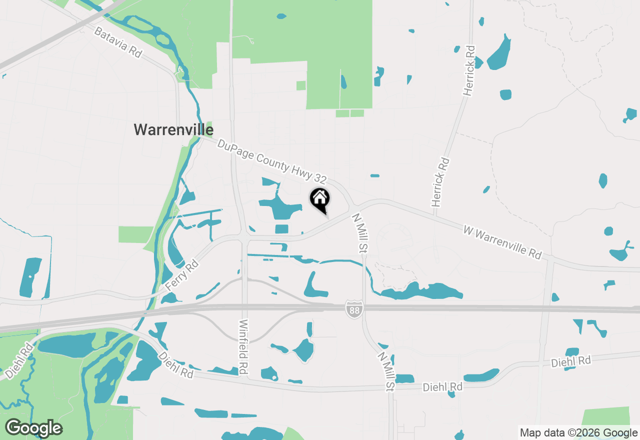 Map of 27702 Maecliff Drive, Warrenville, IL 60555