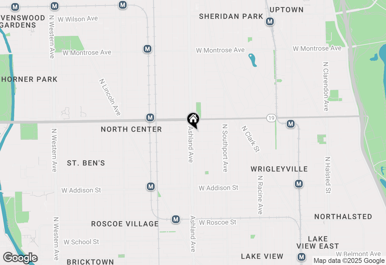 Map of 3911 N Ashland Avenue #C, Chicago, IL 60613