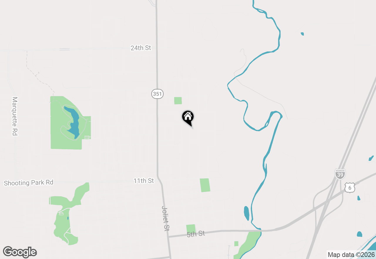 Map of 1563 Crosat Street, Lasalle, IL 61301
