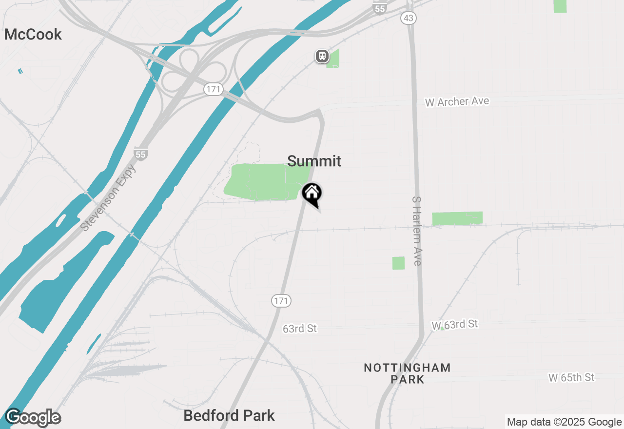 Map of 7540 W 59th Street, Summit, IL 60501