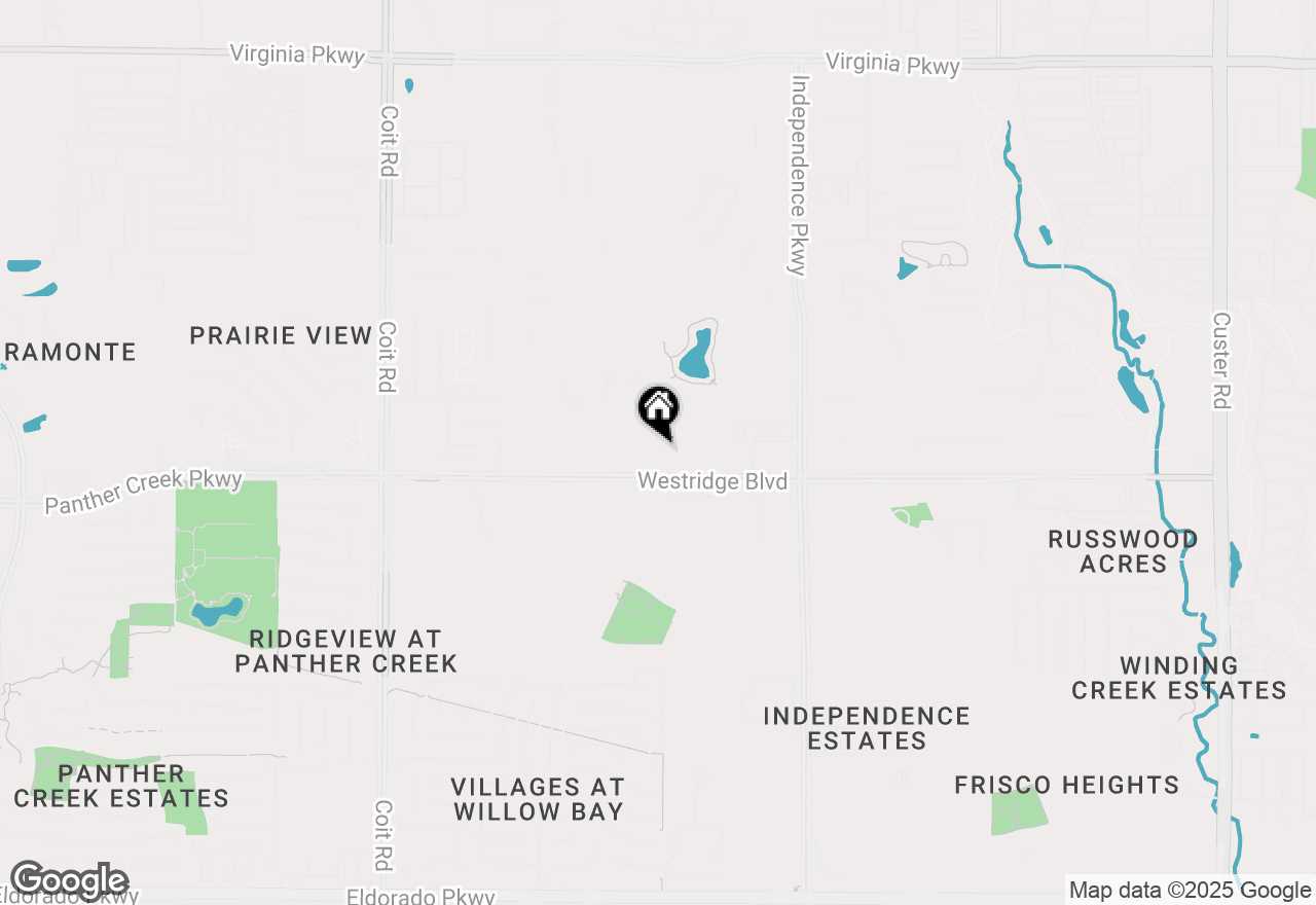 Map of 10304 Cedar Breaks, Mckinney, TX 75072