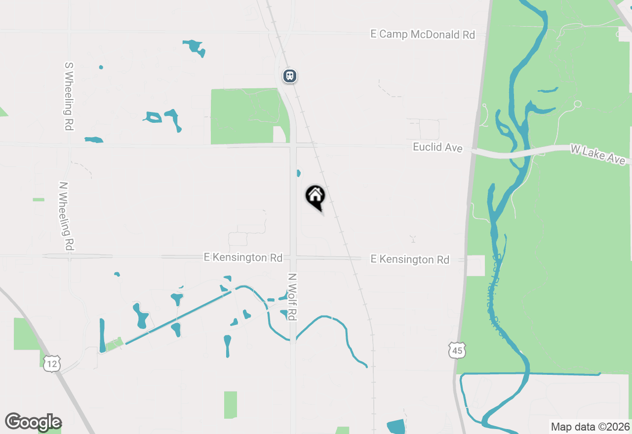 Map of 1709 Liberty Court, Mount Prospect, IL 60056