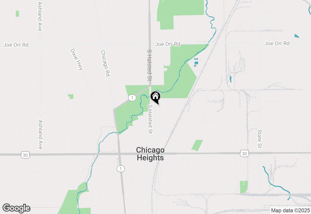 Map of 1026 Emerald Avenue, Chicago Heights, IL 60411