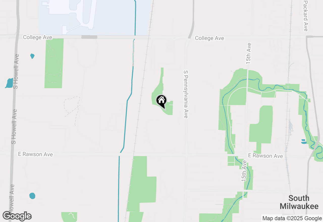 Map of 6800 S Ash St #6802, Oak Creek, WI 53154