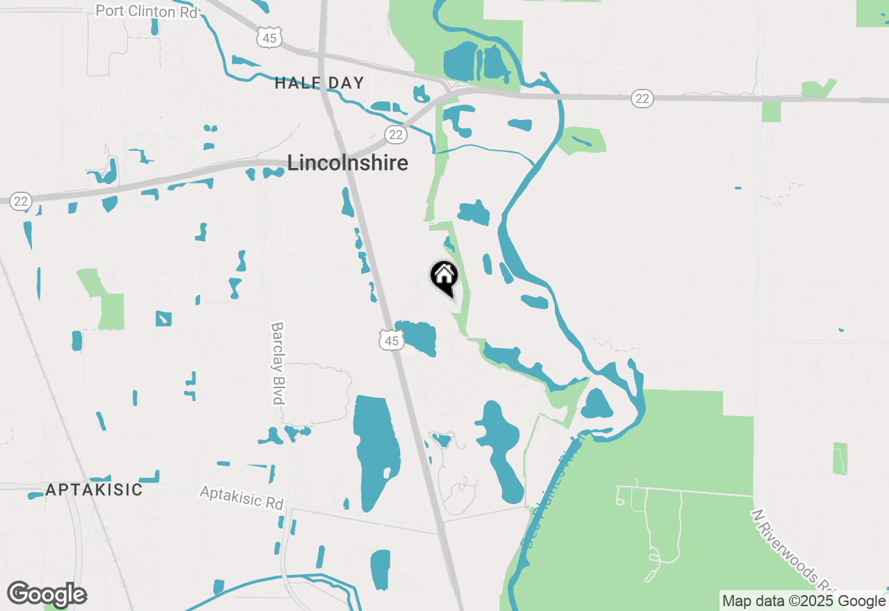 Map of 203 Rivershire Lane #102, Lincolnshire, IL 60069