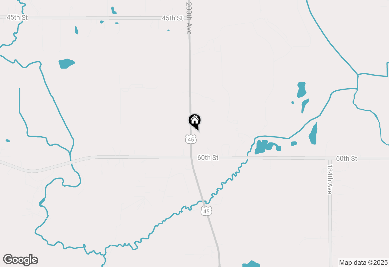 Map of 5705 200th Ave, Bristol, WI 53104