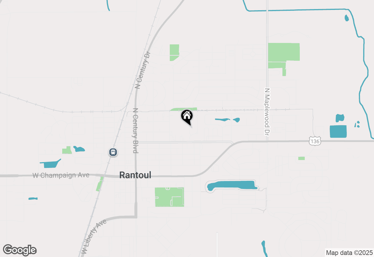 Map of 340 Illinois Drive, Rantoul, IL 61866