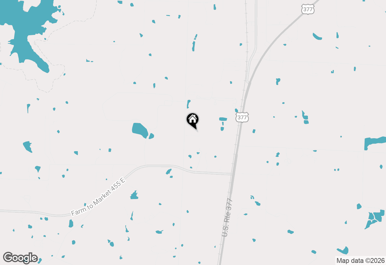 Map of 11410 Massey Road, Pilot Point, TX 76258