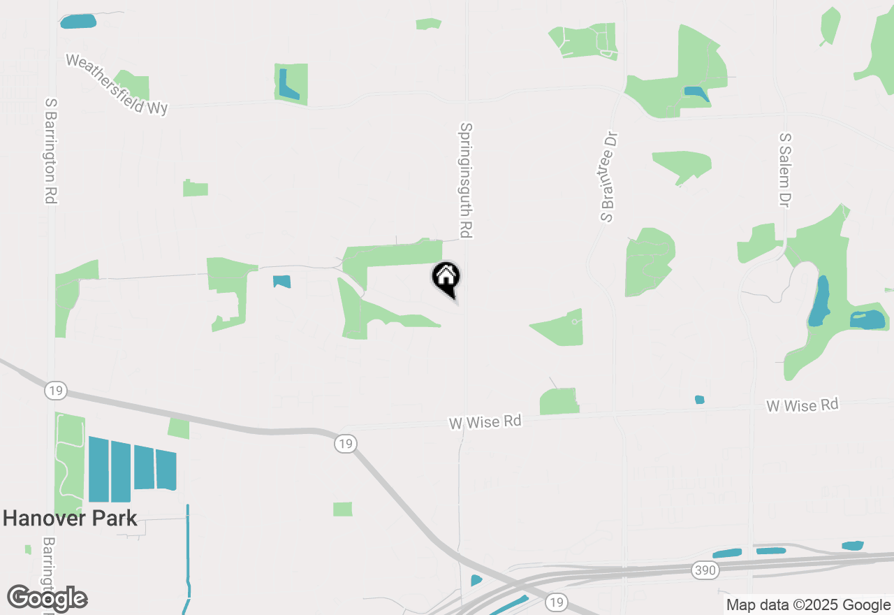 Map of 1618 Syracuse Lane, Schaumburg, IL 60193