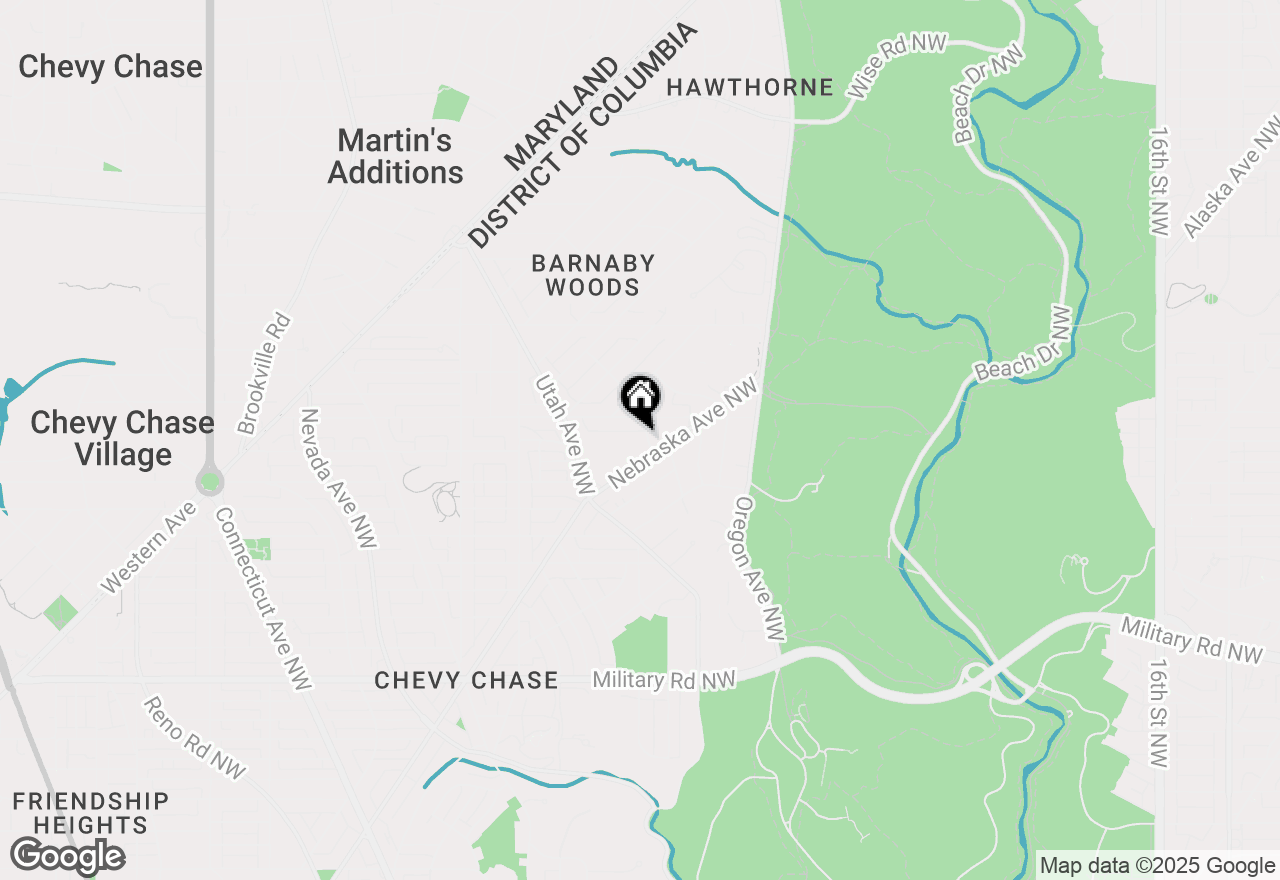 Map of 6006 28th Street Nw, Washington, DC 20015