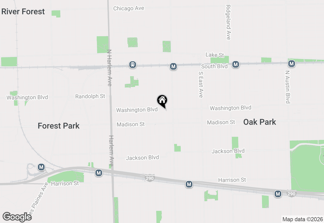 Map of 401 S Grove Avenue #1A, Oak Park, IL 60302