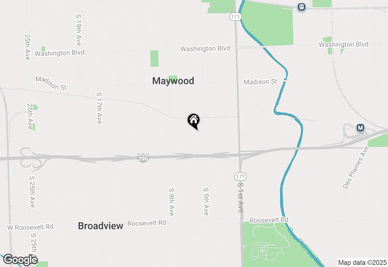 Map of 1516 S 6th Avenue, Maywood, IL 60153
