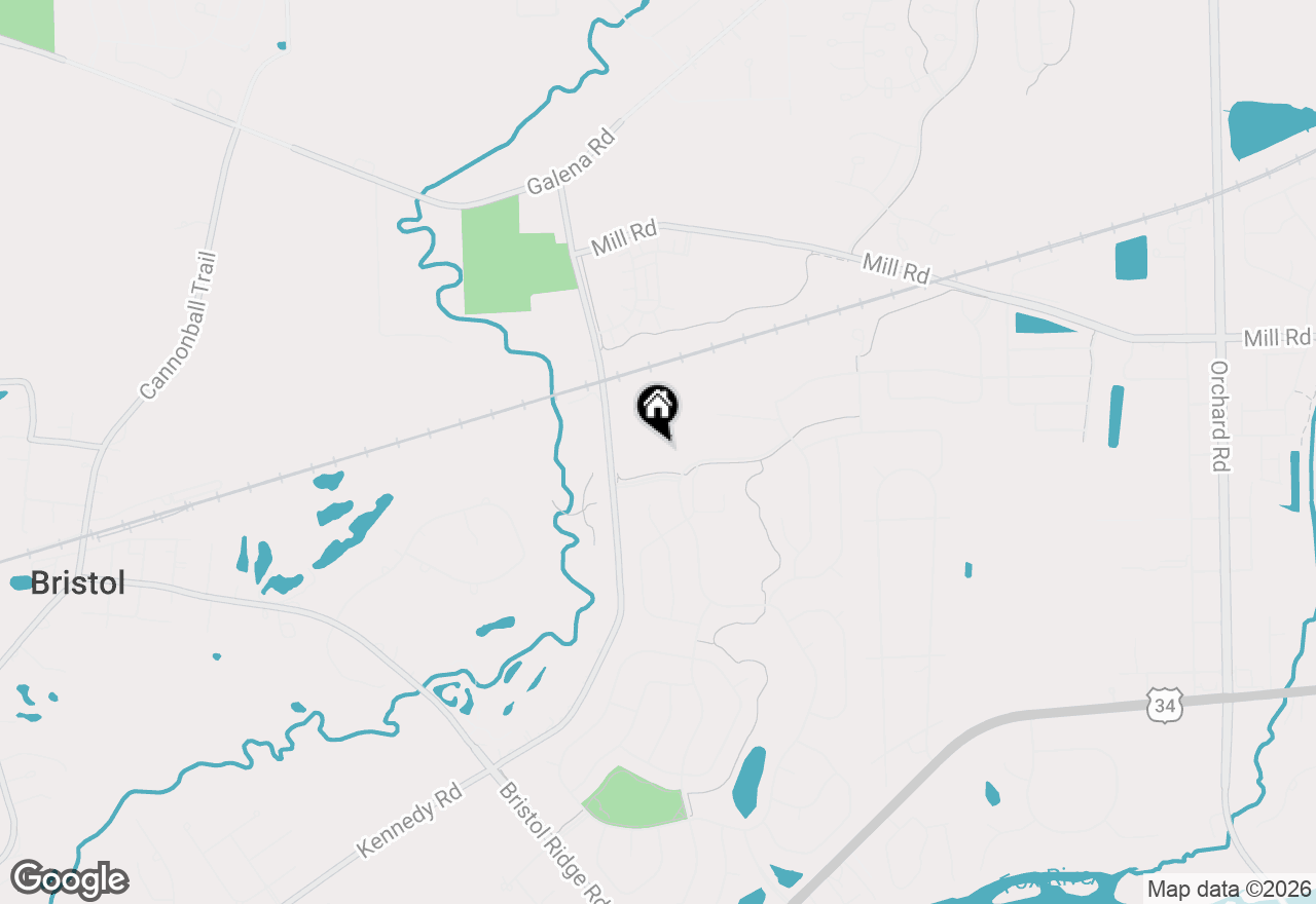 Map of 3534 Richardson Circle, Yorkville, IL 60560