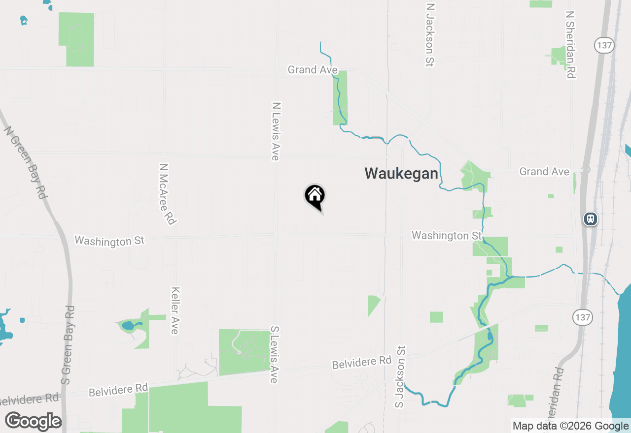 Map of 108 Dorchester Court, Waukegan, IL 60085