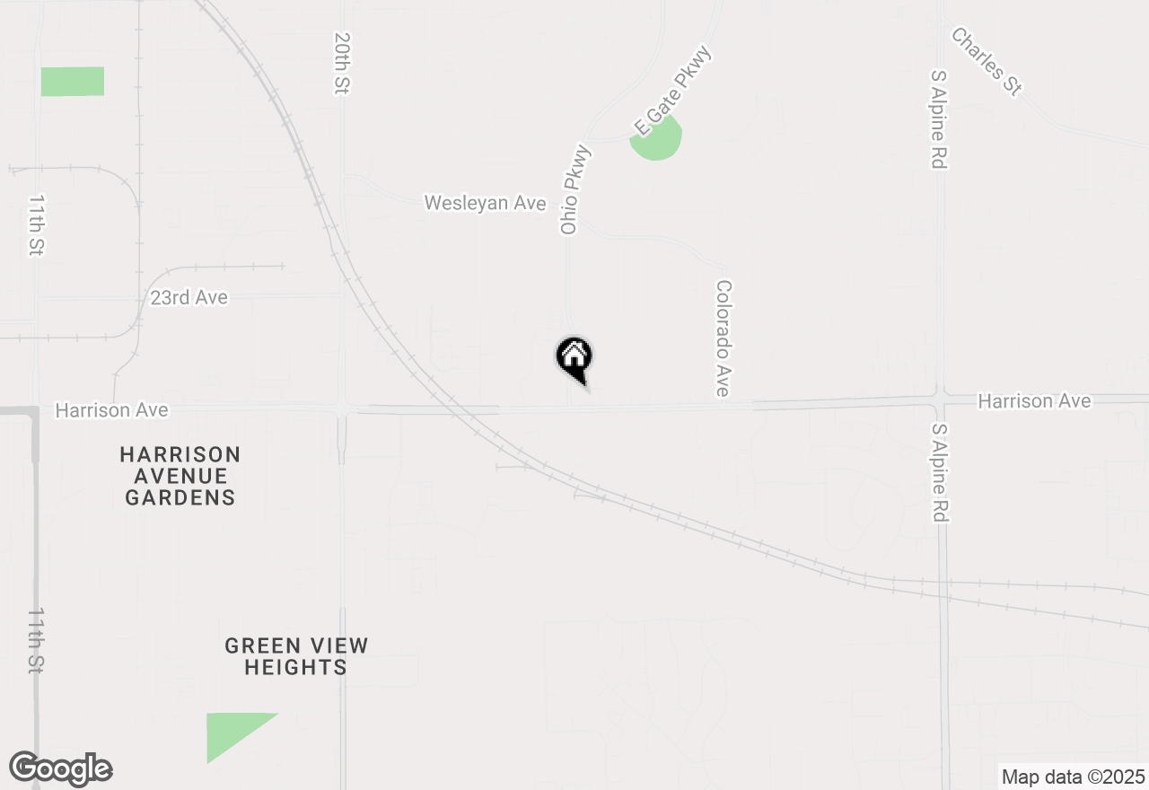 Map of 2612 Ohio Parkway, Rockford, IL 61108