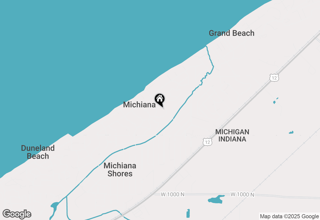 Map of 4067 Hillside Trail, New Buffalo, MI 49117