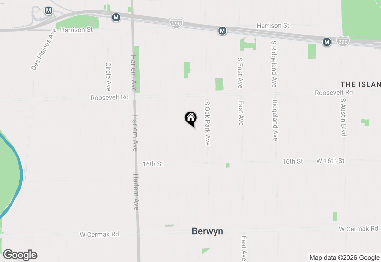 Map of 1403 Kenilworth Avenue, Berwyn, IL 60402