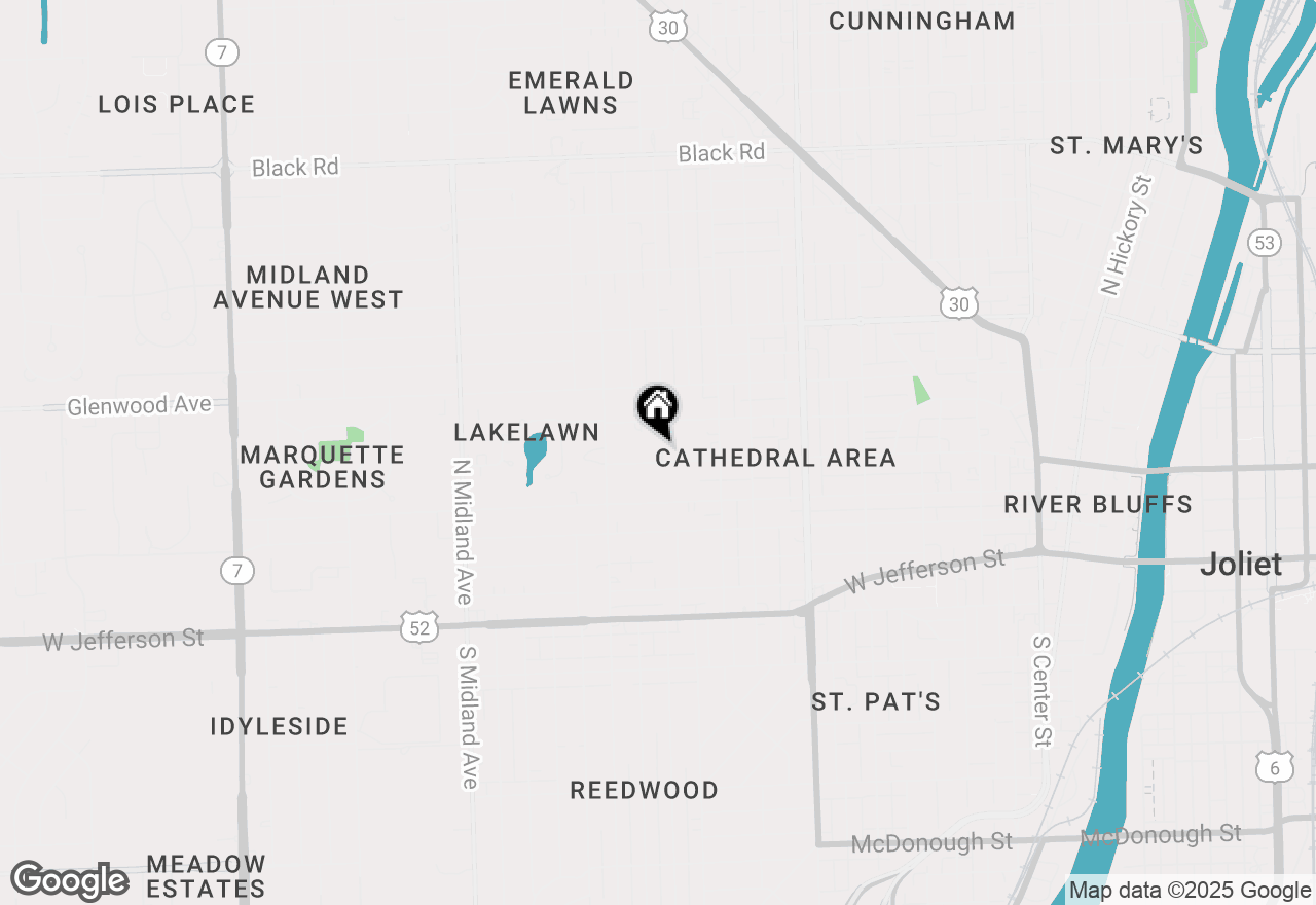 Map of 1003 Western Avenue, Joliet, IL 60435