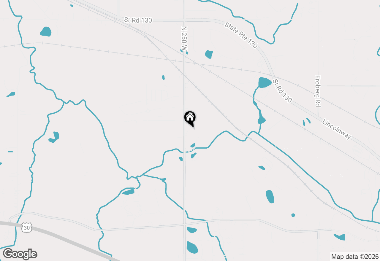 Map of 317 N 250 W, Valparaiso, IN 46385