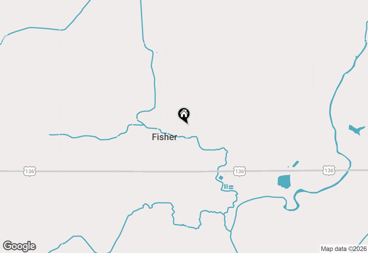 Map of 203 S First Street, Fisher, IL 61843