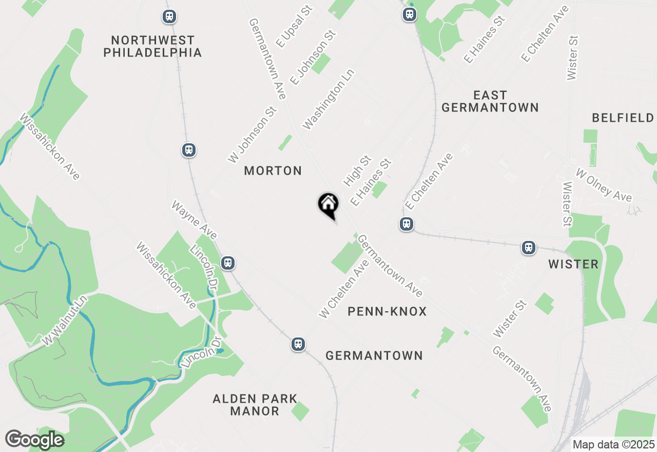 Map of 45 W Haines Street #307, Philadelphia, PA 19144