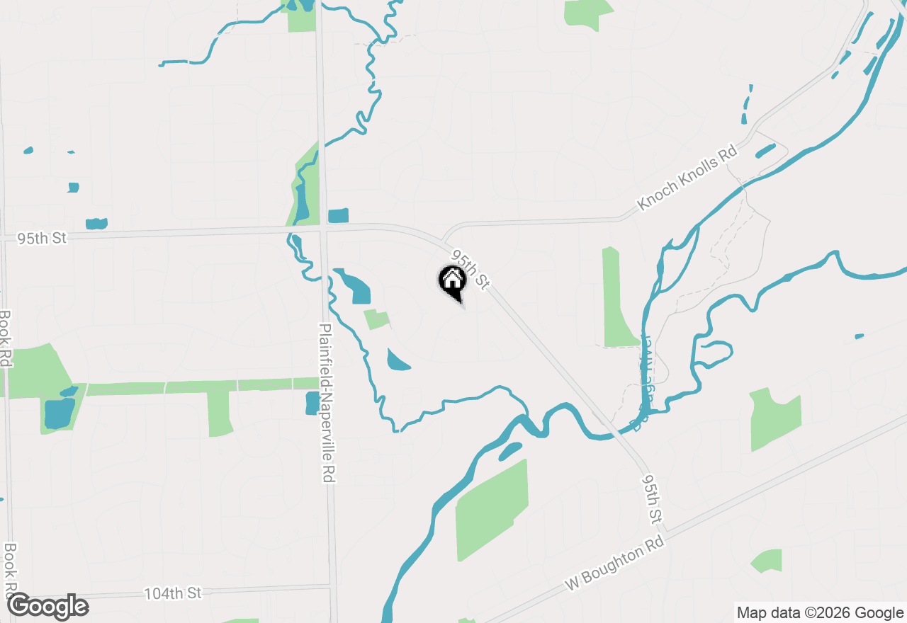 Map of 719 Eagle Brook Lane, Naperville, IL 60565