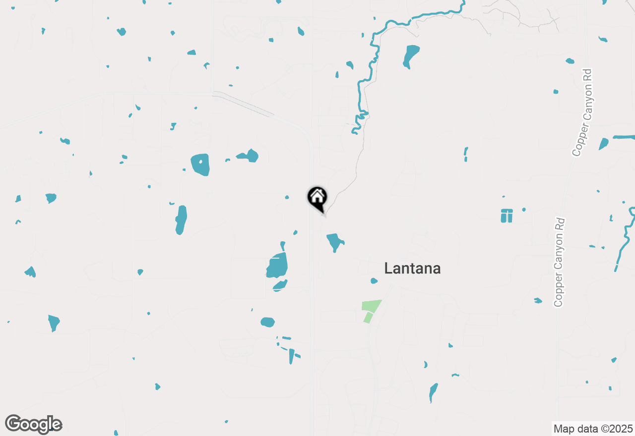 Map of 8401 Tyler Drive, Lantana, TX 76226
