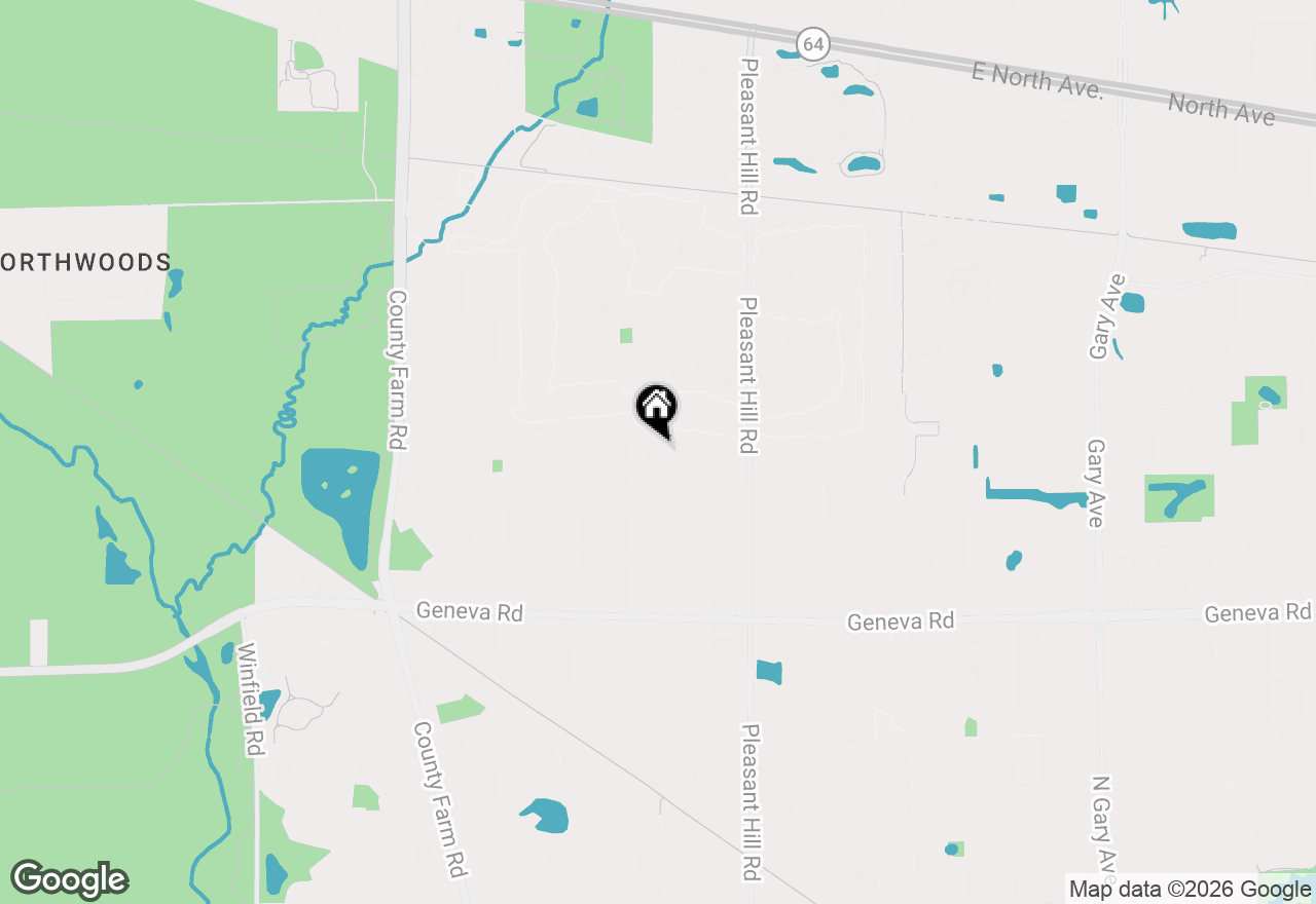 Map of 26W363 Torrey Pines Court, Winfield, IL 60190