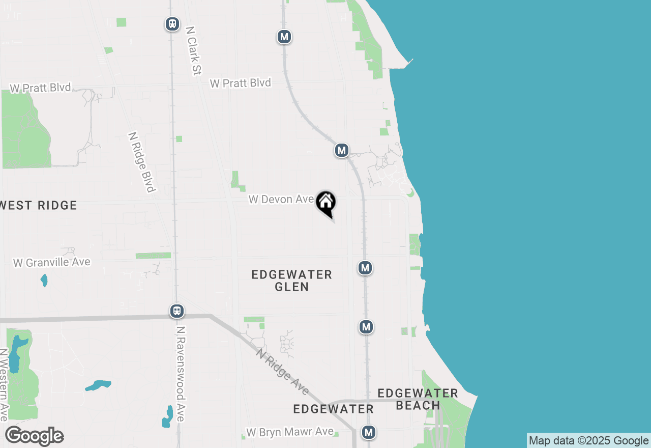 Map of 1248 W Rosemont Avenue #3, Chicago, IL 60660