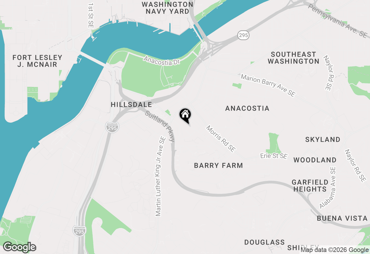 Map of 2656 Bowen Road Se #402, Washington, DC 20020