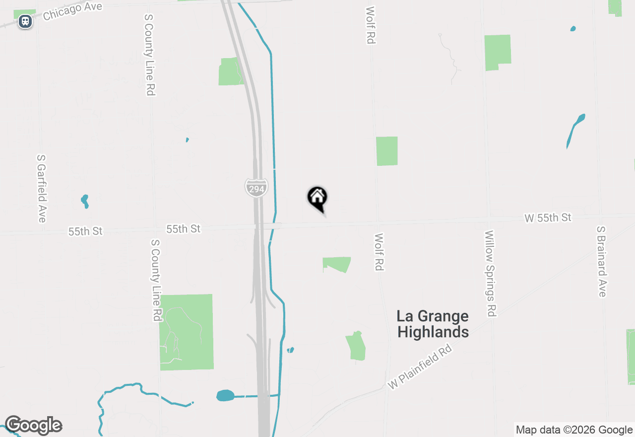 Map of 5436 Woodland Avenue, Western Springs, IL 60558