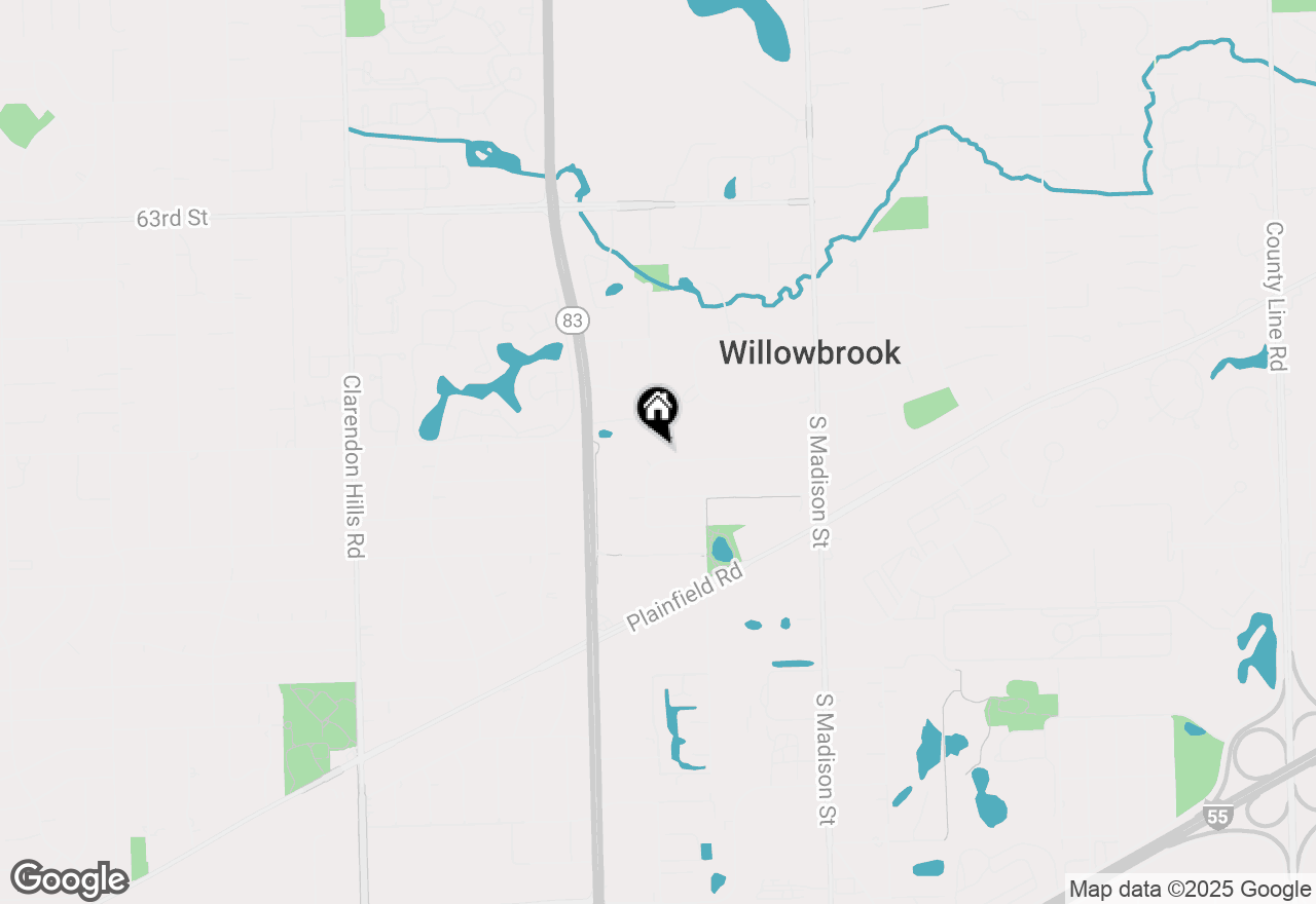 Map of 740 67th Place, Willowbrook, IL 60527