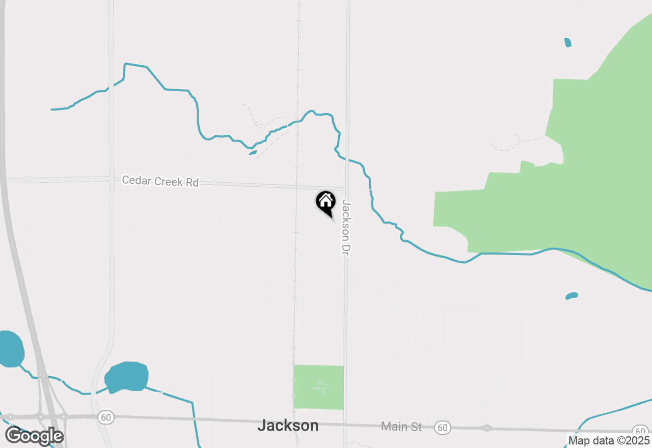 Map of N174W20549 Laurel Springs Cir, Jackson, WI 53037